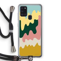 Baar B: Samsung Galaxy A21s Transparant Hoesje met koord