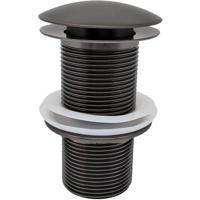Wiesbaden Caral Verlengde Clickwaste Afvoerplug 5/4 Inch - Gunmetal