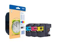 Brother Inktcartridge LC-125XL Origineel Combipack Cyaan, Magenta, Geel LC125XLRBWBPDR