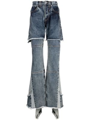 JORDANLUCA Flared broek - Blauw JORDANLUCA Flared broek - Blauw