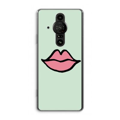 Kusje: Sony Xperia Pro-I Transparant Hoesje