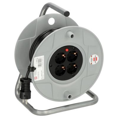 Brennenstuhl 1099150001 Kabelhaspel 25.00 m Zwart Randaarde stekker