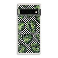 Geometrische jungle: Google Pixel 6 Pro Transparant Hoesje