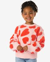 HEMA Kindertrui Hartjes Roze (roze)