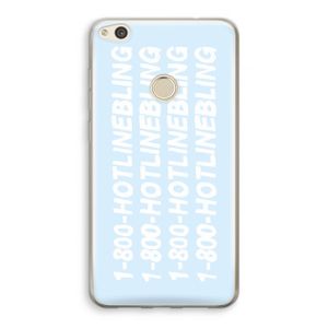 Hotline bling blue: Huawei Ascend P8 Lite (2017) Transparant Hoesje