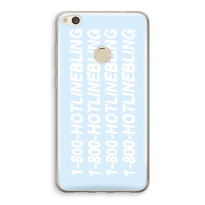 Hotline bling blue: Huawei Ascend P8 Lite (2017) Transparant Hoesje
