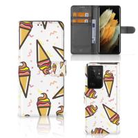 Samsung Galaxy S21 Ultra | Book Cover | Icecream