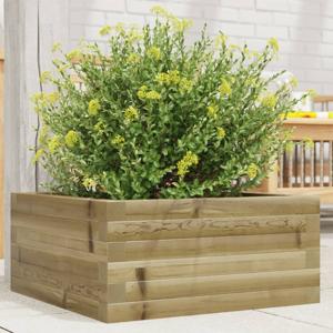 VidaXL Plantenbak 50x50x23 cm geïmpregneerd grenenhout