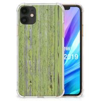 Apple iPhone 11 Stevig Telefoonhoesje Green Wood
