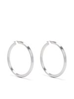 Tom Wood boucles d'oreilles Classic Thick Satiné Giant - Argent - thumbnail