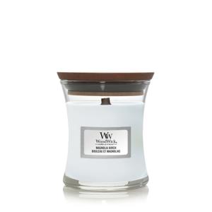 WoodWick magnolia birch mini candle