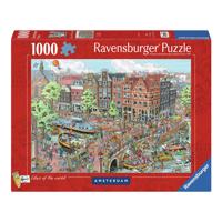 Ravensburger puzzel fleroux amsterdam 1000 stukjes | 2 stuks
