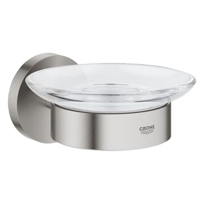 GROHE Essentials Zeepschaal - met houder - wandmontage - supersteel 40444dc1