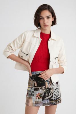 PU-jack met zakken - WHITE - XL