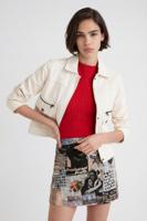 PU-jack met zakken - WHITE - XL