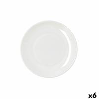 Dinerbord Bidasoa Harmony Hydrozero Wit Keramisch Ø 21 cm (6 Stuks)