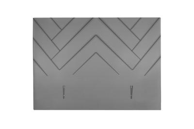 2dekans Hoofdbord Chevron 160 x 100 x 8 Skai Zwart [Niet in originele verpakking]
