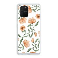 Peachy flowers: Samsung Galaxy S10 Lite Transparant Hoesje