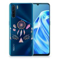 OPPO A91 Telefoonhoesje met Naam Boho Dreamcatcher - thumbnail