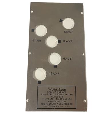 Wurlitzer Versterker 530 Afdekplaat