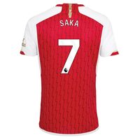 adidas Arsenal Saka 7 Thuisshirt 2023-2024 Kids - thumbnail