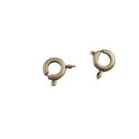 Darice • spring ring 7mm 10pcs antique brass