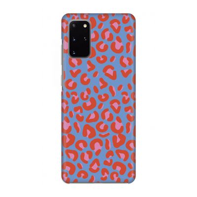 Leopard blue: Volledig geprint Samsung Galaxy S20 Plus Hoesje