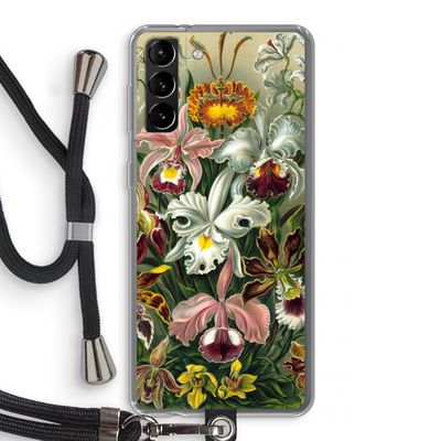 Haeckel Orchidae: Samsung Galaxy S21 Plus Transparant Hoesje met koord