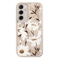 Samsung Galaxy A55 beige case - In bloom