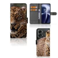 OnePlus Nord 2T | Telefoonhoesje | Met pasjeshouder | Luipaard