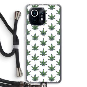 Weed: Xiaomi Mi 11 Transparant Hoesje met koord