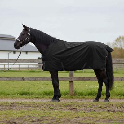 VidaXL Paardendeken donkergroen en zwart 155 cm polyester