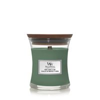 WoodWick Geurkaars Mini Mint Leaves & Oak - 8 cm / ø 7 cm - thumbnail