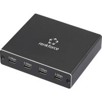 Renkforce RF-NS-200 Splitter 4 poorten 1 GBit/s
