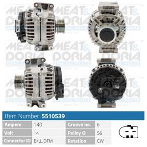 Meat Doria Alternator/Dynamo 5510539