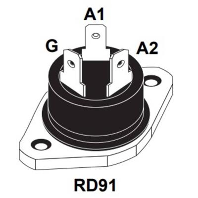 STMicroelectronics BTA40-600B Thyristor (SCR) - TRIAC RD91 40 A 600 V