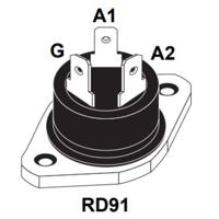 STMicroelectronics BTA40-600B Thyristor (SCR) - TRIAC RD91 40 A 600 V