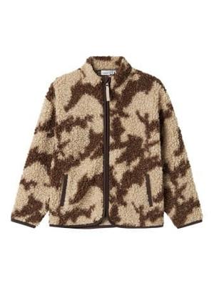 Name it winter vest jongens - bruin - regular fit, teddy - NkmOzias