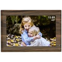 TFA Dostmann FRAMEO App Digitale WiFi-fotolijst 25.7 cm 10.1 inch 1280 x 800 Pixel 32 GB Hout (donker), Zwart