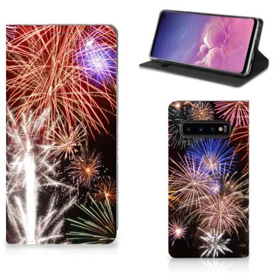 Samsung Galaxy S10 Hippe | Standcase | Vuurwerk