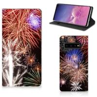 Samsung Galaxy S10 Hippe | Standcase | Vuurwerk