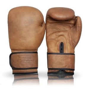 P. Goldsmith & Sons - Retro Boxhandschoenen (Strap Up) - Licht Bruin