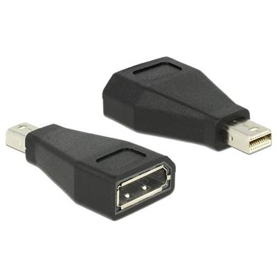 Delock 65238 DisplayPort Adapter [1x DisplayPort stekker - 1x DisplayPort bus] Zwart