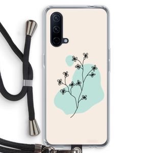 Love your petals: OnePlus Nord CE 5G Transparant Hoesje met koord