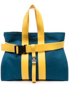 Sunnei grand sac cabas porté épaule Parallelepipedo - Jaune