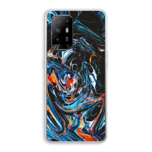 Black Unicorn: Oppo A95 5G Transparant Hoesje