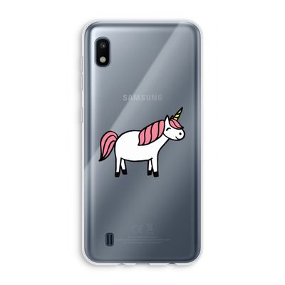 Eenhoorn: Samsung Galaxy A10 Transparant Hoesje