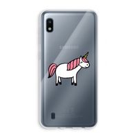 Eenhoorn: Samsung Galaxy A10 Transparant Hoesje