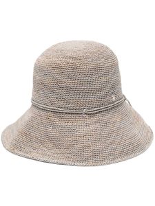 Helen Kaminski chapeau Provence en raphia - Gris