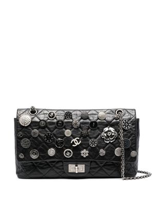CHANEL Pre-Owned sac porté épaule 2.55 Double Flap (2009-2010) - Noir